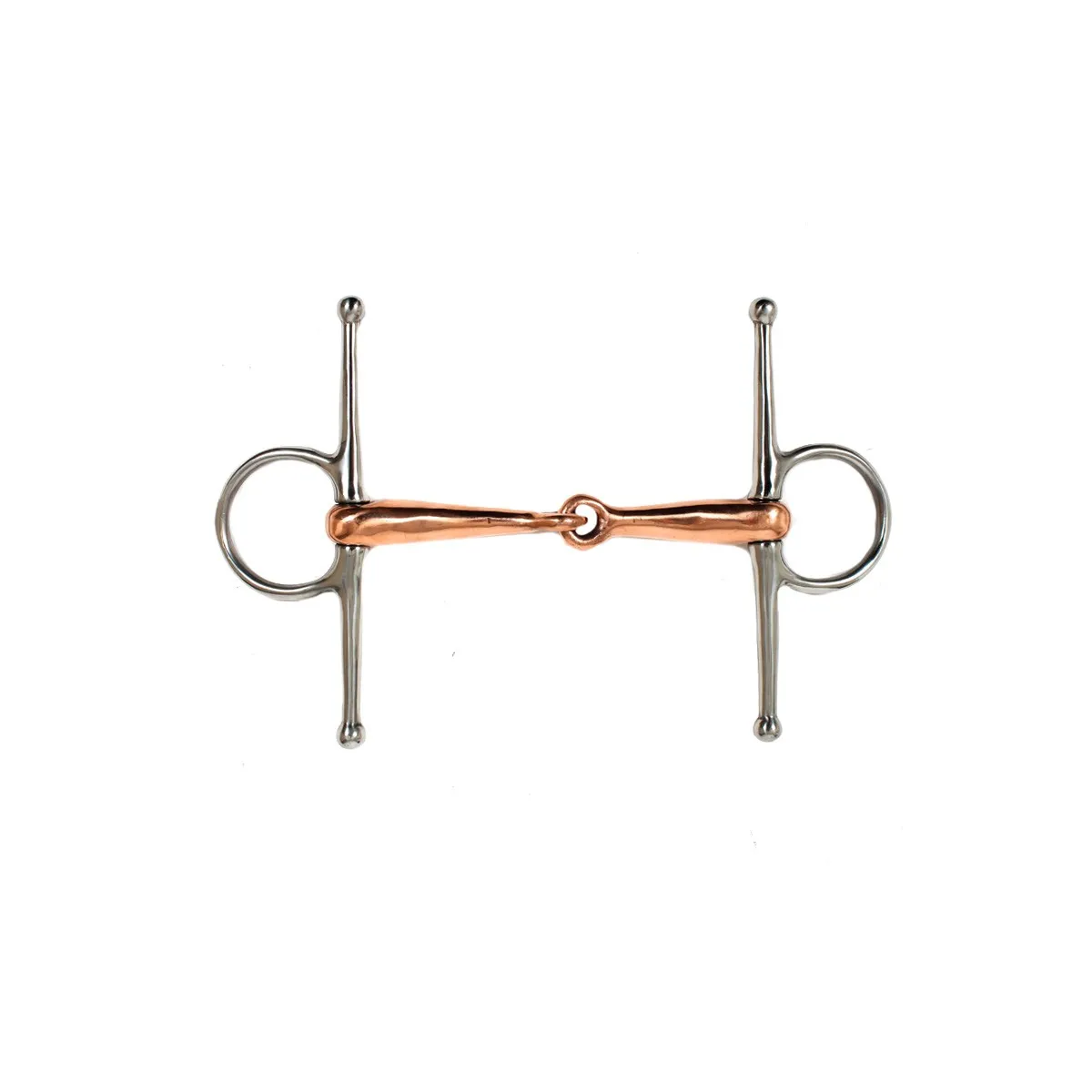 BAR SNAFFLE BIT WITH COPPER MOUTHPIECE